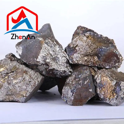 10~50mm 65~75% টাইটানিয়াম খাদ রূপালী ধাতব ব্লক ফেটি ফেরো টাইটানিয়াম