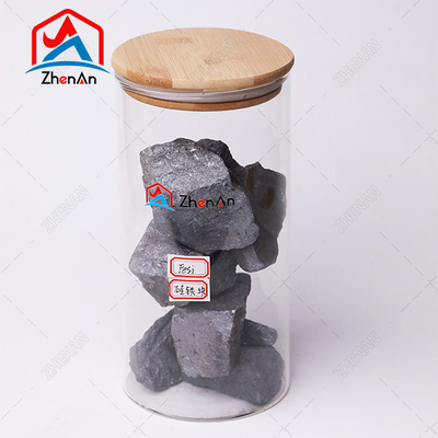 কাস্টিং আয়রন ব্যবহার FeSi Lump 75 72 10-50mm 50-100mm Ferrosilicon 75% 72% Ferro Silicon