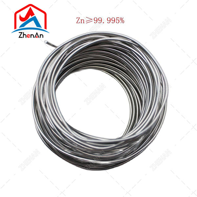 সিলভার কাস্টমাইজড সাইজ গ্যালভানাইজড জিংক ওয়্যার 99.995%