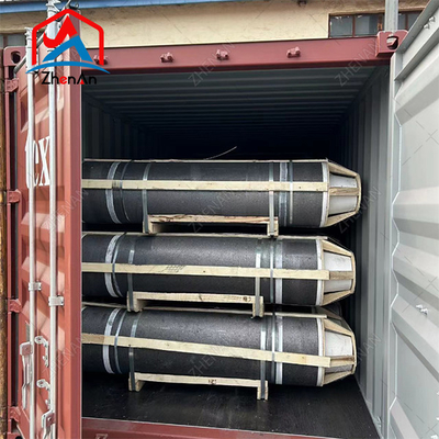 গ্রাফাইট পণ্য কার্বন ইলেক্ট্রোড UHP/HP/RP Dia 350mm গ্রাফাইট ইলেক্ট্রোড Lf বা Eaf জন্য স্তনবৃন্ত সঙ্গে