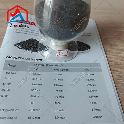 Black Silicon Carbide Granular, Particle Size 0-5mm