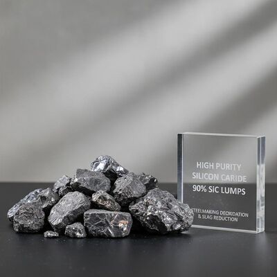 High Purity 90% SiC Silicon Carbide Lump for Steelmaking Deoxidation and Slag Reduction